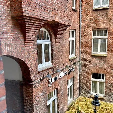 3 Burghof Mit Balkon Im Herzen Flensburgs Appartamento