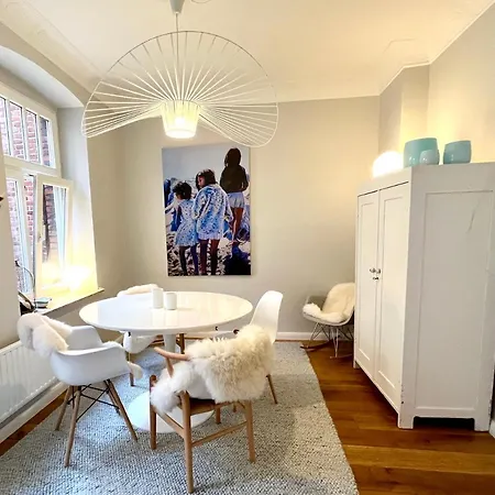 Apartament 3 Burghof Mit Balkon Im Herzen Flensburgs